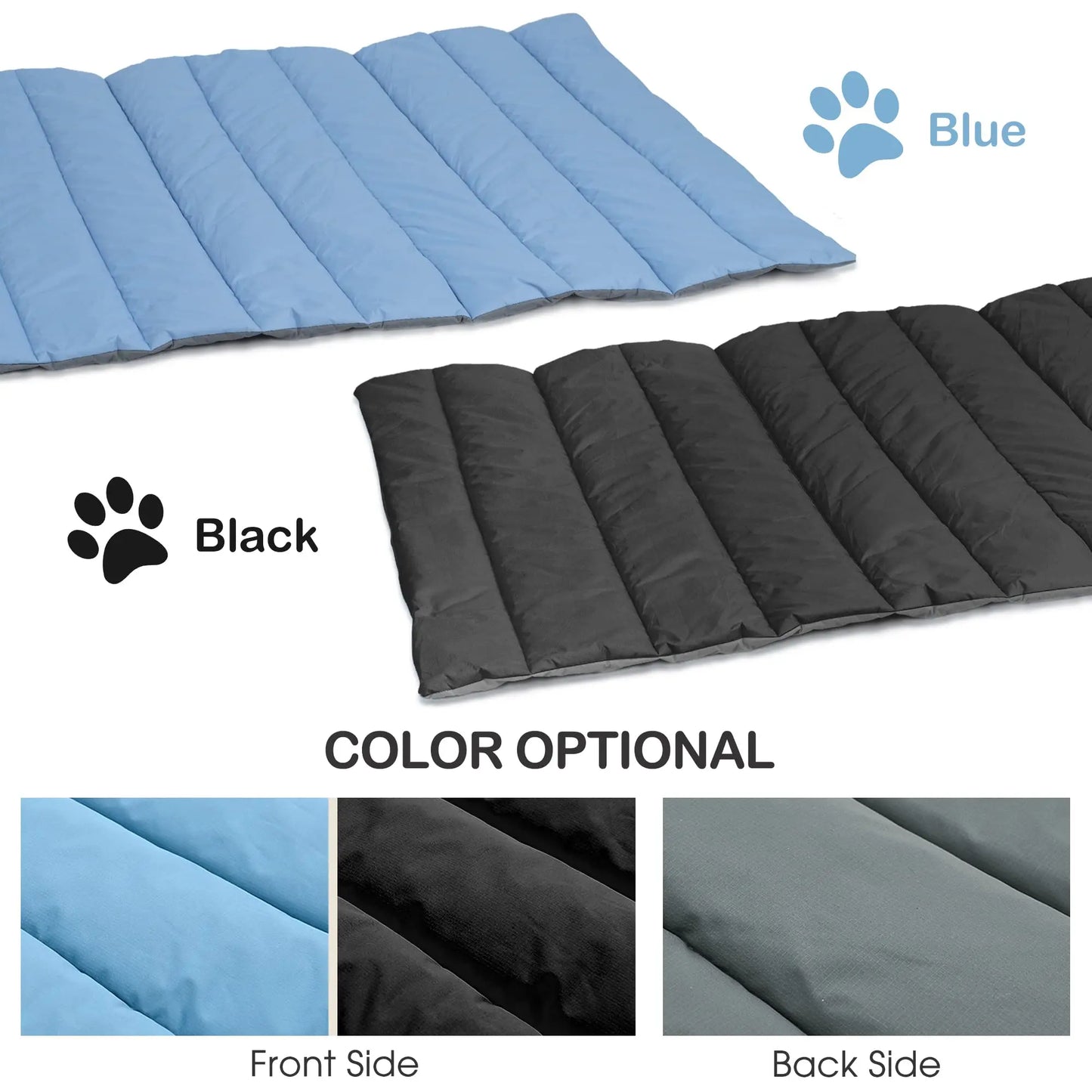 Outdoor Dog Bed Waterproof Camping Dog Bed Mat Machine Washable Portable Travel Pet Pad Foldable Pet Beds for Dogs
