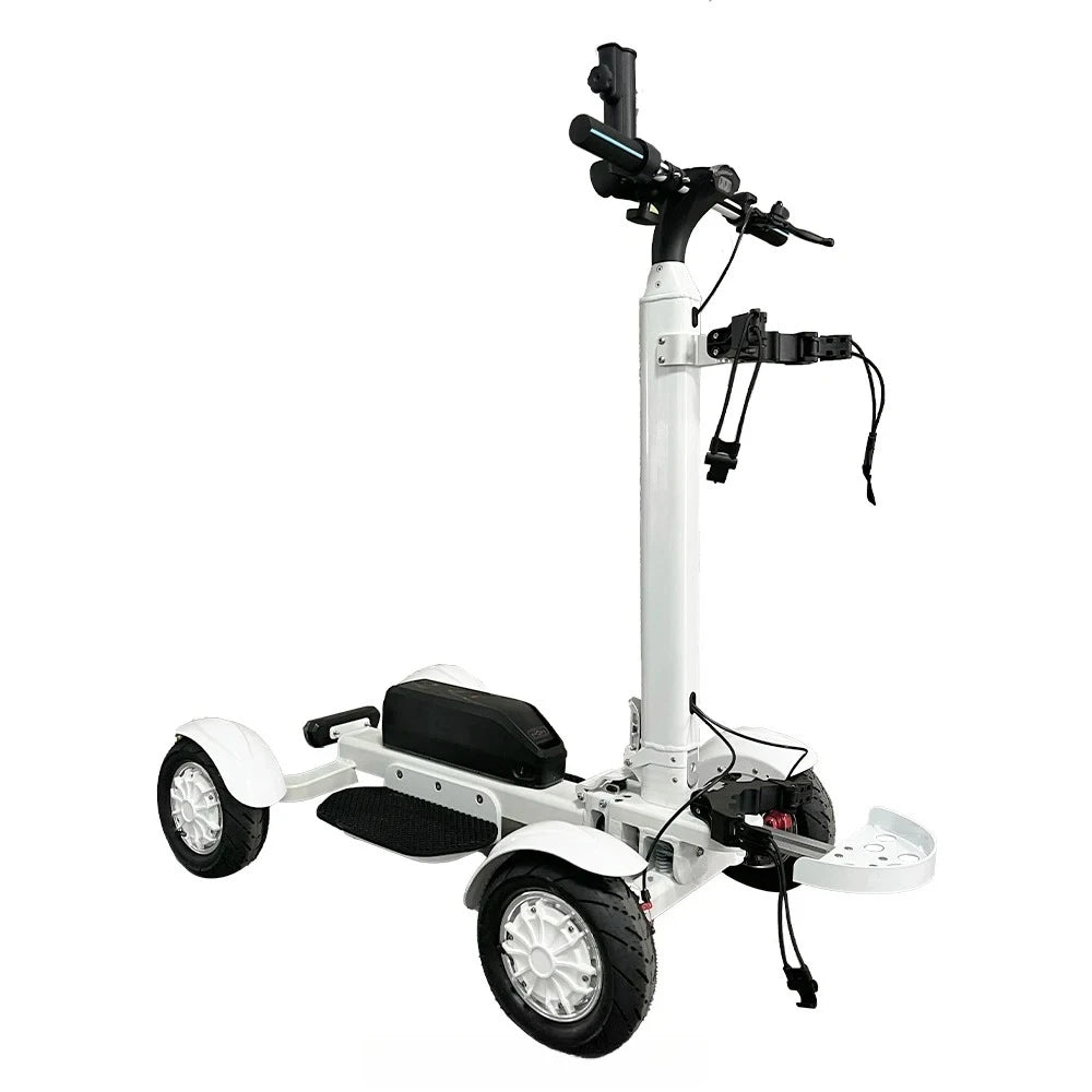 Folding 2400W Four Wheel Electric Golf Caddy Cart Pro