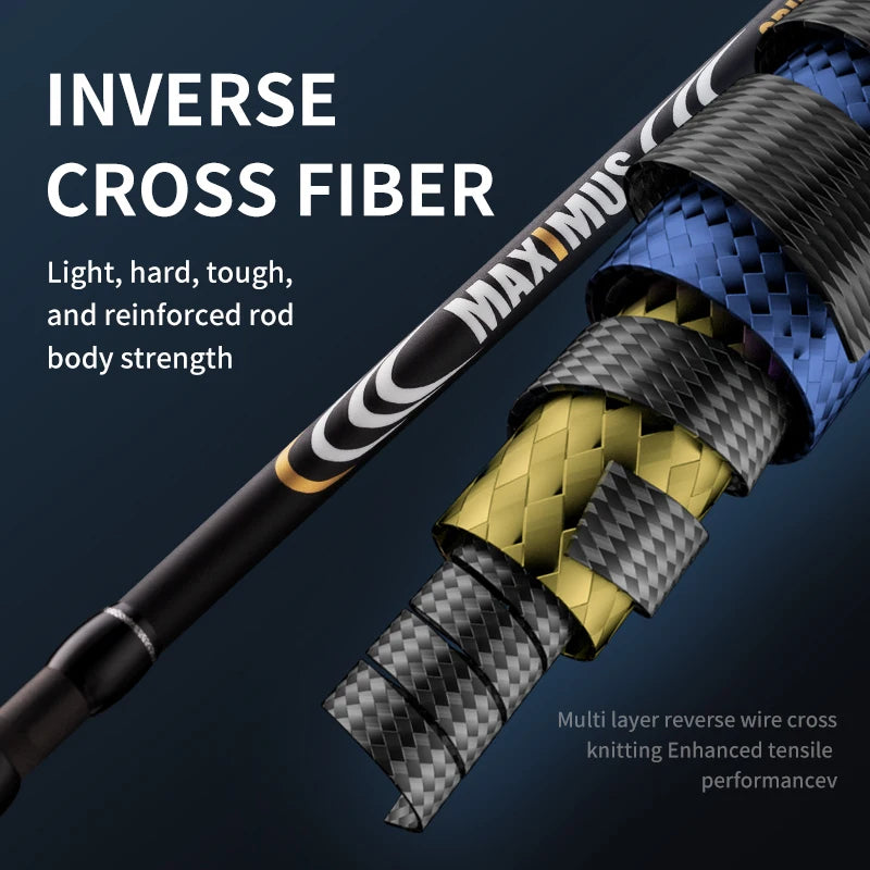 MAXIMUS Freshwater Saltwater Carp Bass Lure Fishing Rod Spinning Casting FUJI Guide SEA GUIDE