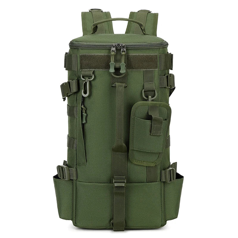 Tactical Fishing Backpack Tackle Bag With Rod Holders Molle