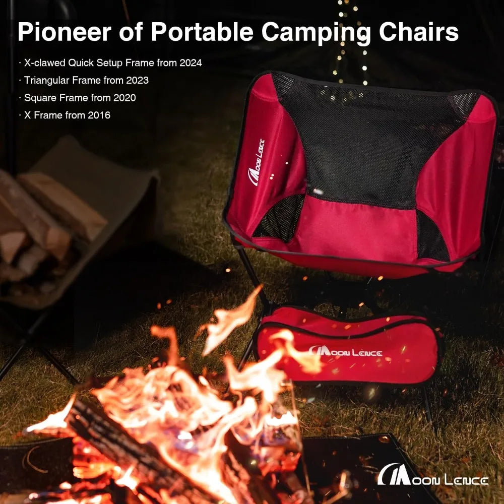 Portable Camping Chairs Backpacking Chair - The 4th Generation Ultralight Folding Chair - Compact, Lightweight Foldable Chairs