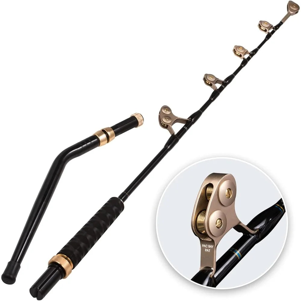 Bent Straight Butt Trolling Rod Offshore Fishing Rod Big Game Roller Guide Heavy Duty Saltwater Rod Marlin Tuna Shark