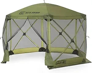 Pop Up Screen Tent Outdoor Camping Gazebo Canopy 11.5 Feet Green