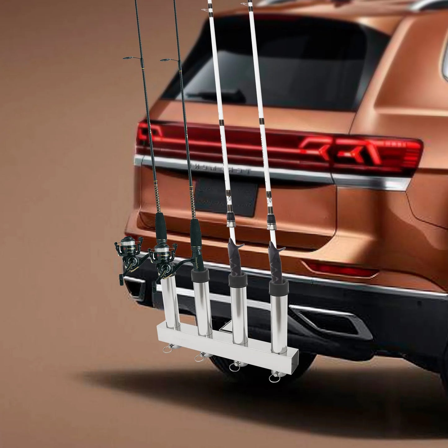 Stainless Steel Fishing Rod Holder For Cars Rear 4 Link Tube Fishing Rod Holder