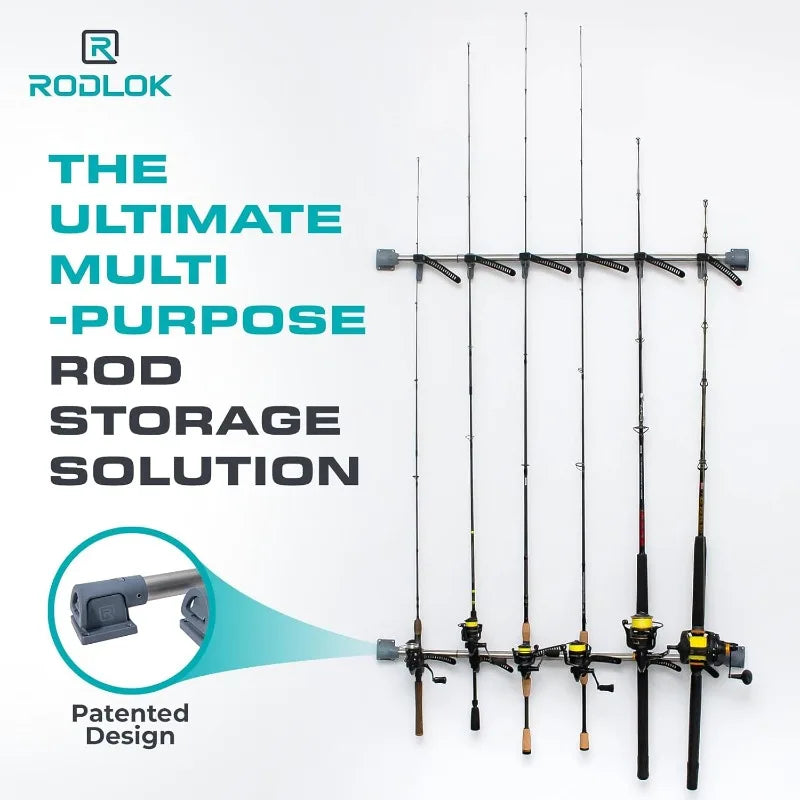 2 Pc Fishing Rod Holder for Car- Fishing Pole Rack - SUV Truck Fly Rod Holder - Holders for Garage Organization