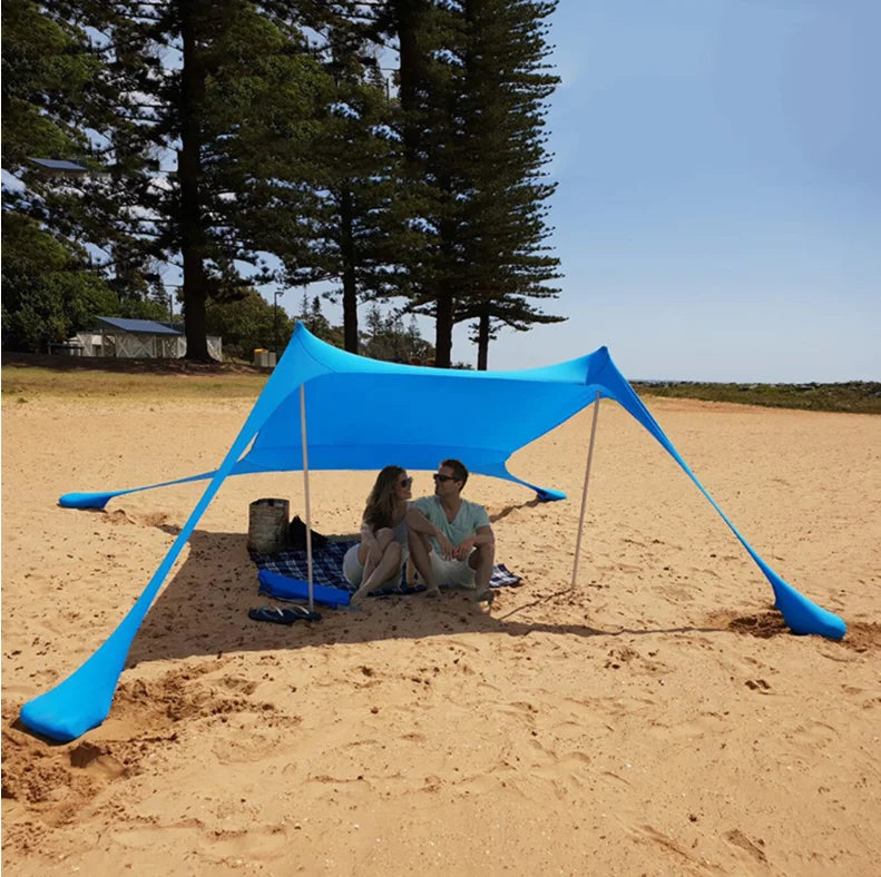 Outdoor Lawn and Beach Leica Canopy Tent Portable Lawn Camping Fishing Tent Outdoor Sun Protection and Cooling Large Size