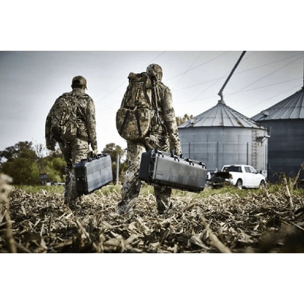 Double Rifle Case 50 Inch Durable Hard Shell Foam Inserts