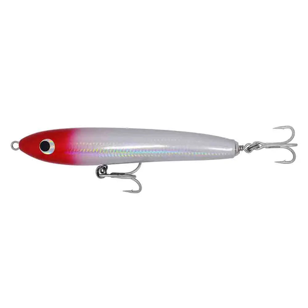 2pcs Pack Saltwater Wooden Fishing Bait Big Game Deep Sea Pencil Lure Stick Bait GT Surface Trolling Lure