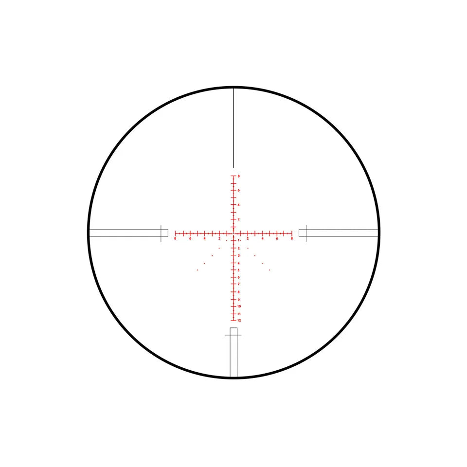 Alpha 6 2.5-15X50 Rifle Scope, 30mm Riflescope with MR1 MRAD Reticle, Perfect for Hunting, Camping, Outdoor Adventures