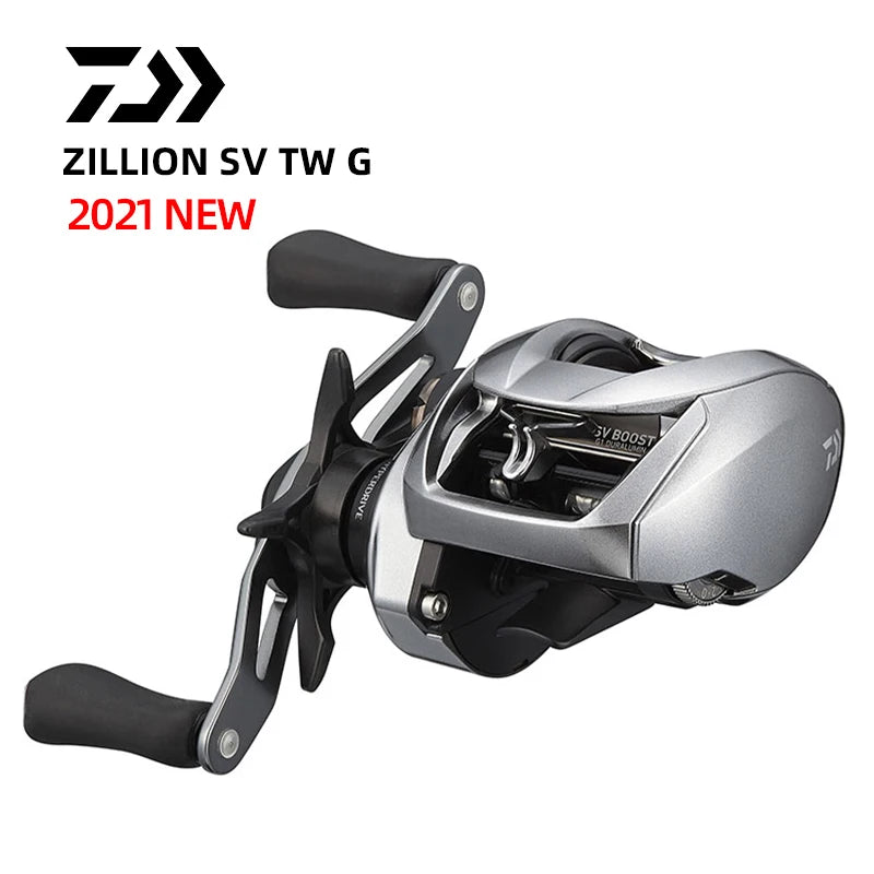 2021 NEW DAIWA ZILLION SV TW G Fishing Reel Baitcast Reel  8+1BB Gear Ratio 6.3/7.1/8.5 Max Drag 5KG International Version