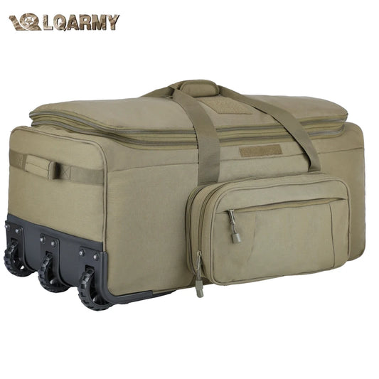 LQARMY 124L Outdoor Camping Travel Bag Waterproof Nylon
