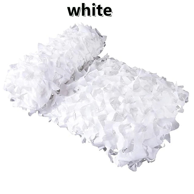Camouflage Nets White Blue Beige Desert for Hunting Hiding Mesh Outdoor Awning Garden Shading Gazebo
