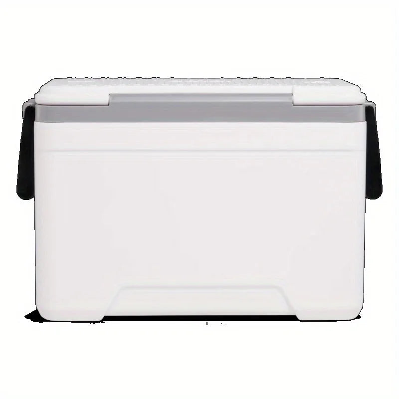 White Marine Hard-Sided Cooler - Heavy Duty Rotomolded Construction, 5-Day Ice Retention for Boating & Fishing.