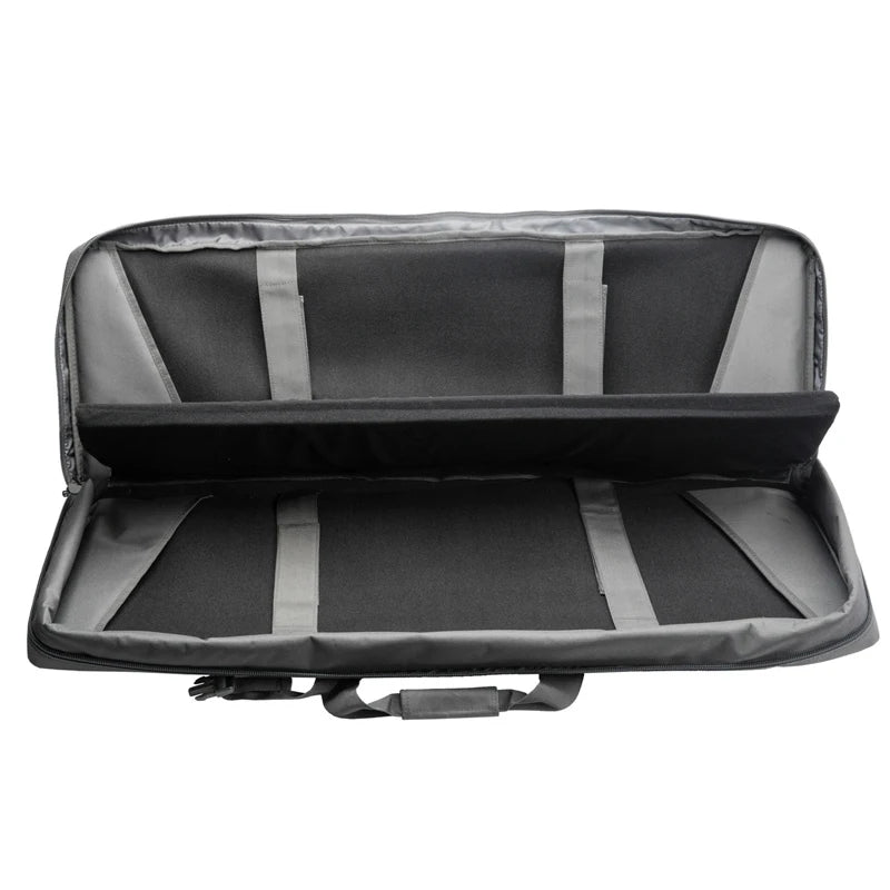 LQARMY Tactical Double Rifle Case Molle Bag 32 38 42 48in