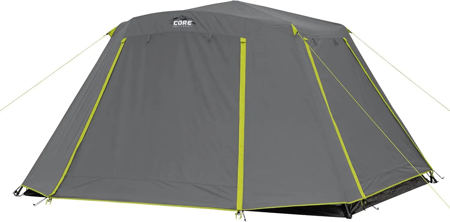 Instant Cabin Tents Person Family Cabin Multi Room Pop Up Tents Car Camping | Included Storage Pockets for Camping Accessories