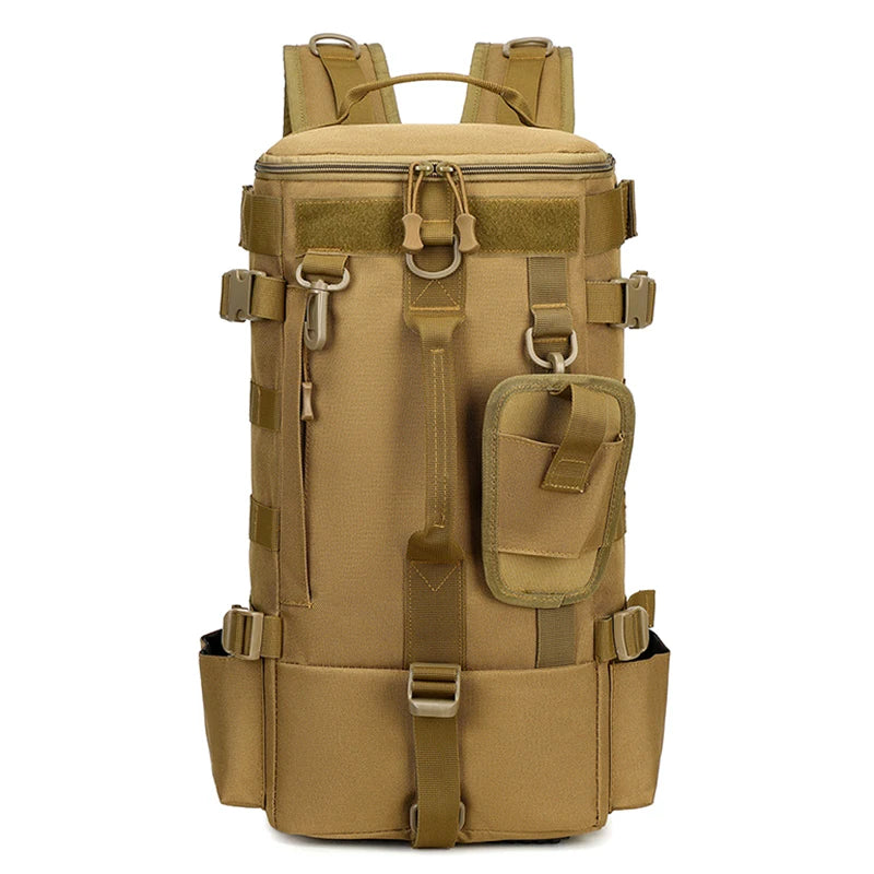Tactical Fishing Backpack With Rod Holders Molle Storage