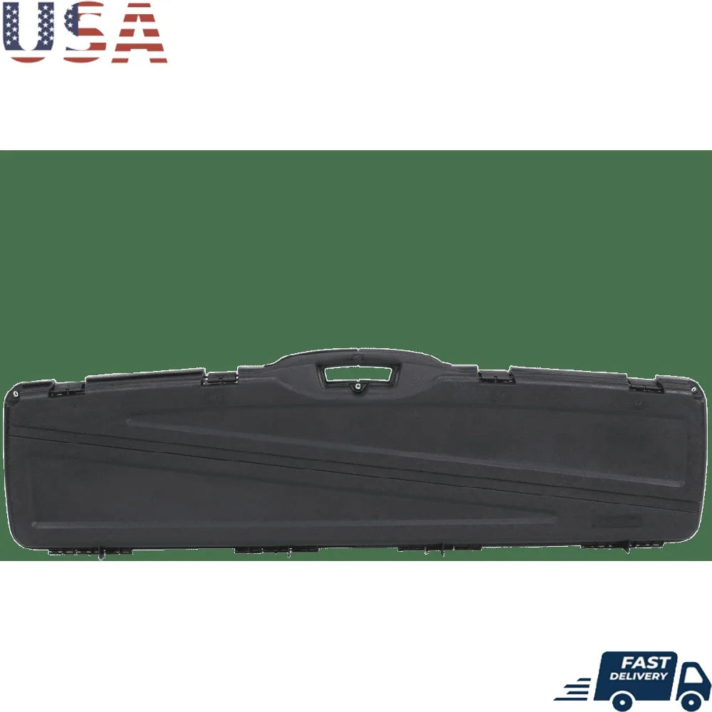 Double Rifle Case 50 Inch Durable Hard Shell Foam Inserts
