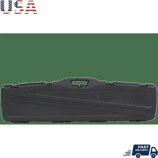 Double Rifle Case 50 Inch Durable Hard Shell Foam Inserts
