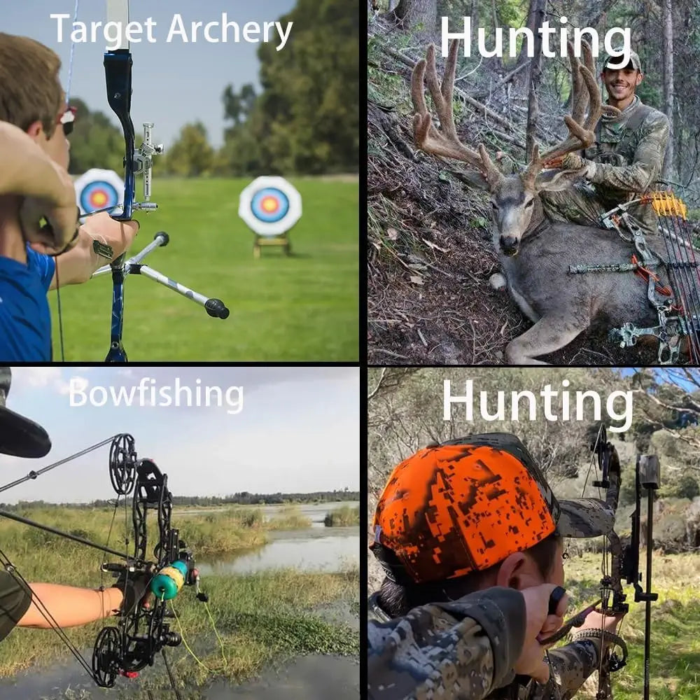 Compound Bow Package for Adults, Archery Hunting Compound Bow and Arrow Set, 30-70 Lbs Draw Weight,23.5-30.5 inches, Up to 320 F