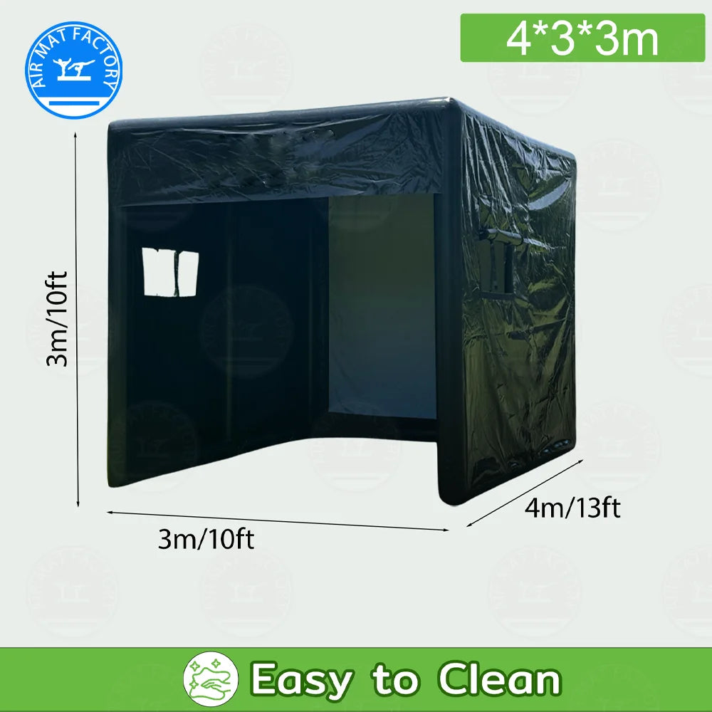 Stock in US! Inflatable golf simulation tent for swing practice, Inflatable driving range, shooting tent,suit for Daily training