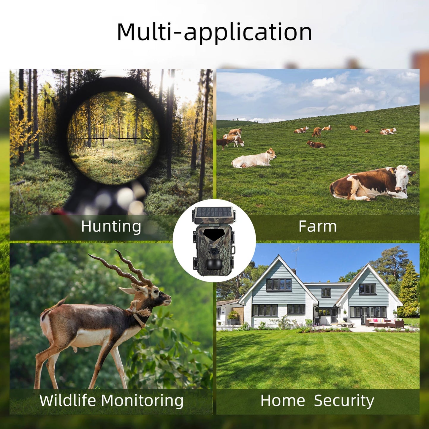 20MP 1080P Hunting Trail Cam Night Vision Motion Activated