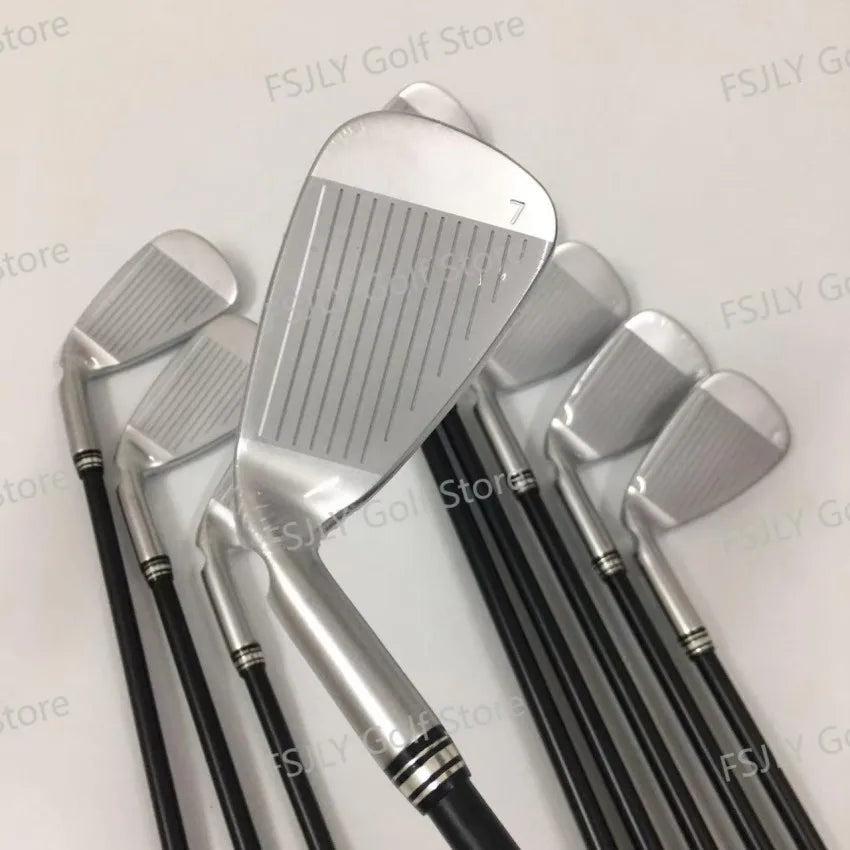 New golf  Men's New Golf club Silver G430 Golf irons Iron Set 4-9W 45/50 (9pcs) Flex R/S/SR With Steel/Graphite Shaft Head Cover