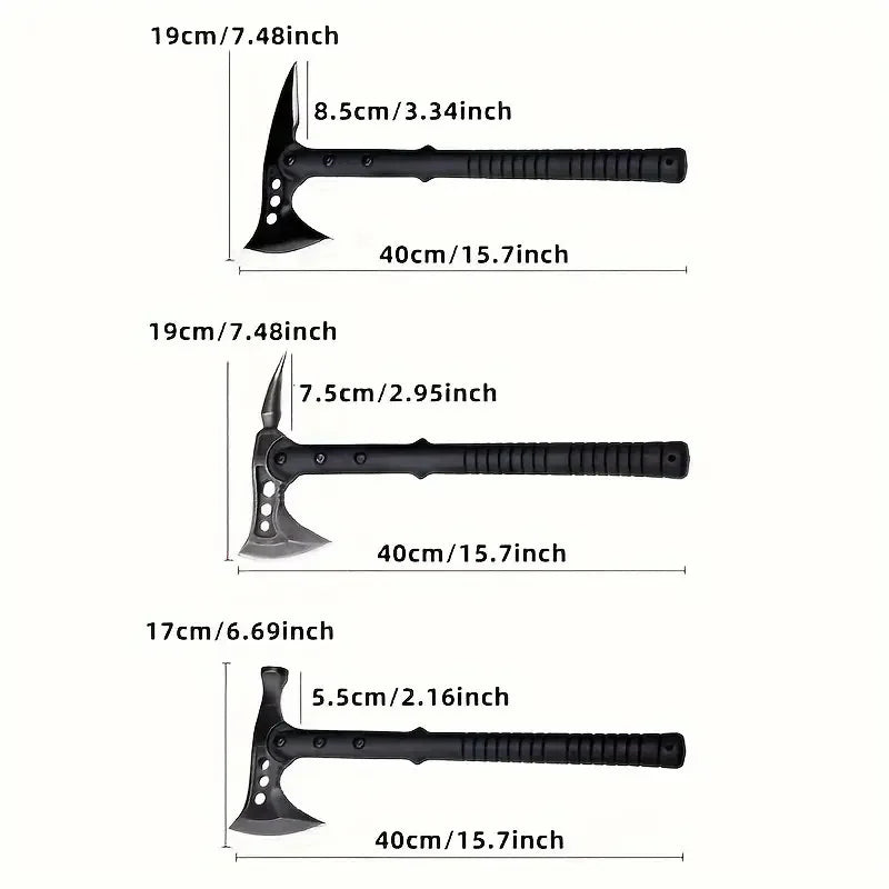 An outdoor tool Demon Axe, Outdoor Axe, Hack Axe, Camping Multipurpose Axe, suitable for lumberjacks, a must for outdoor work
