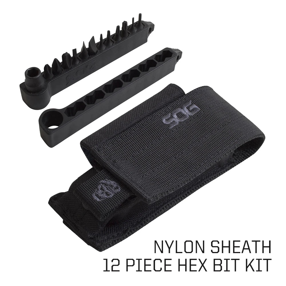 SOG PowerPint 18-in-1 Multitool with Folding Pliers, Pocket Knife EDC Camping Survival Gear | Portable Tools for Outdoor Hiking