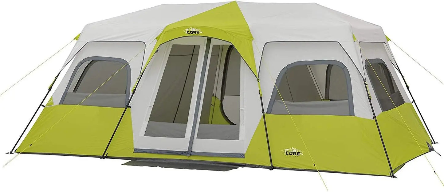 Instant Cabin Tents Person Family Cabin Multi Room Pop Up Tents Car Camping | Included Storage Pockets for Camping Accessories