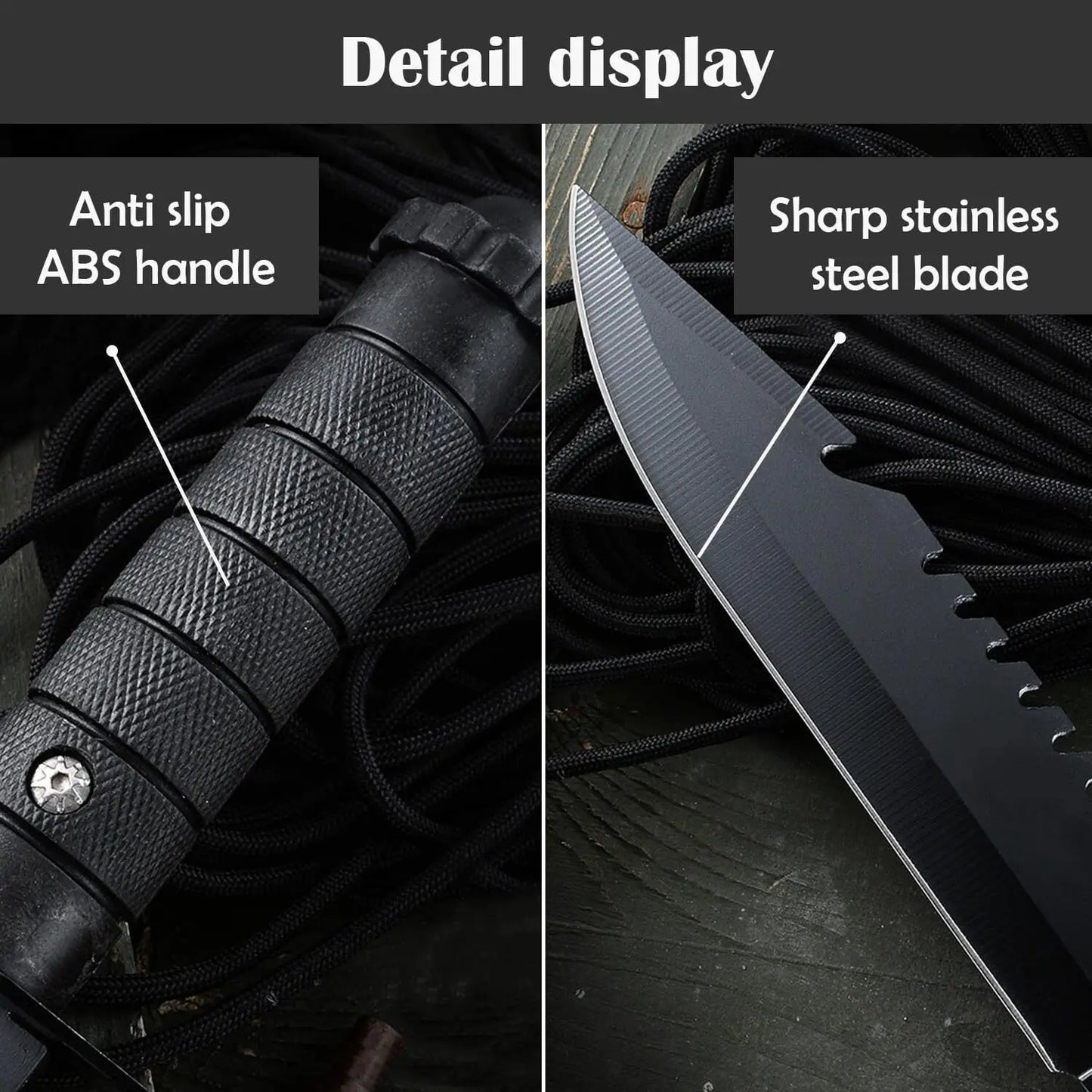 Tactical Fixed Blade Knife: Your Essential Survival Companion for Camping