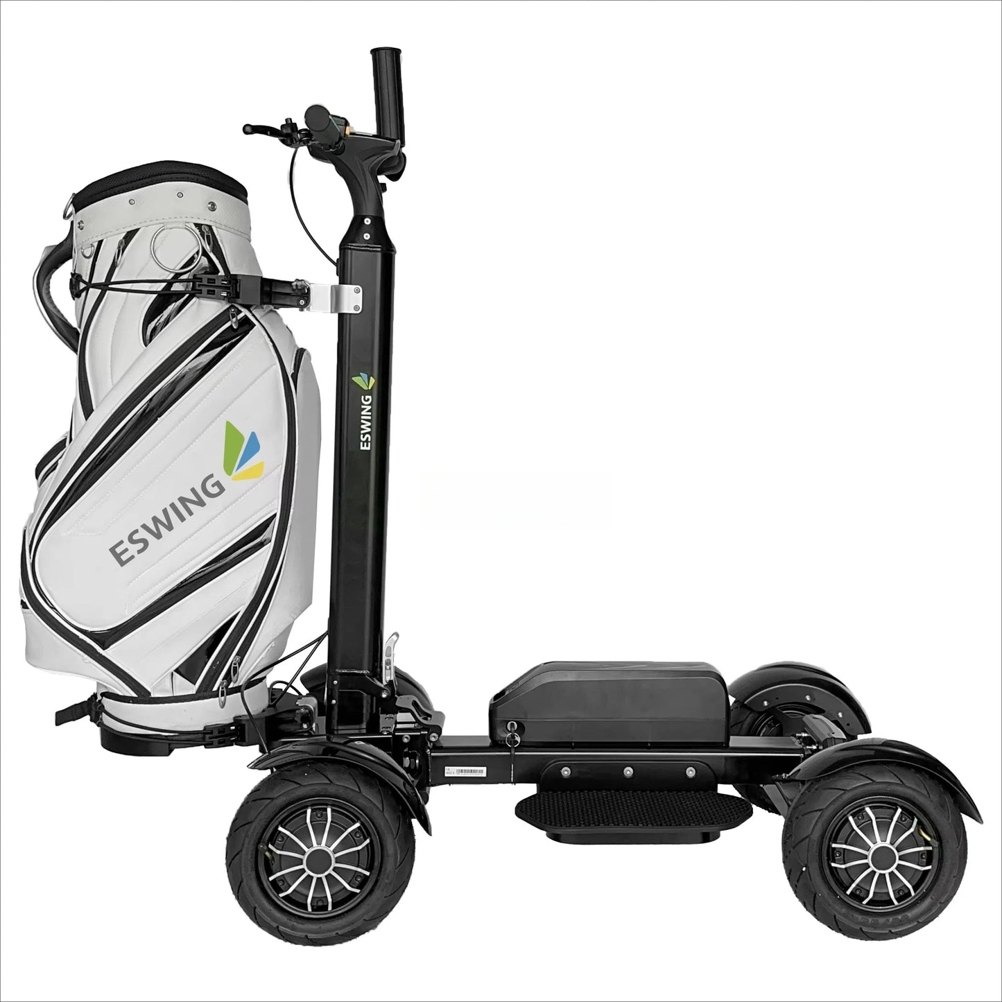 Folding 2400W Four Wheel Electric Golf Caddy Cart Pro