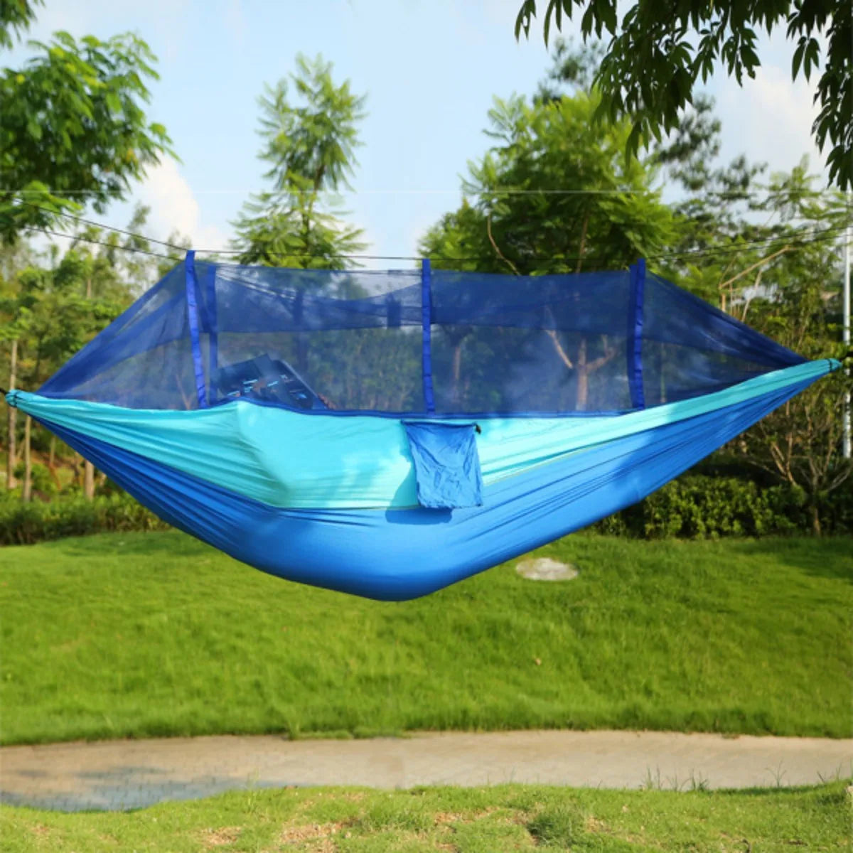 Camping Hammock Portable Double Hammock With Mosquito Net