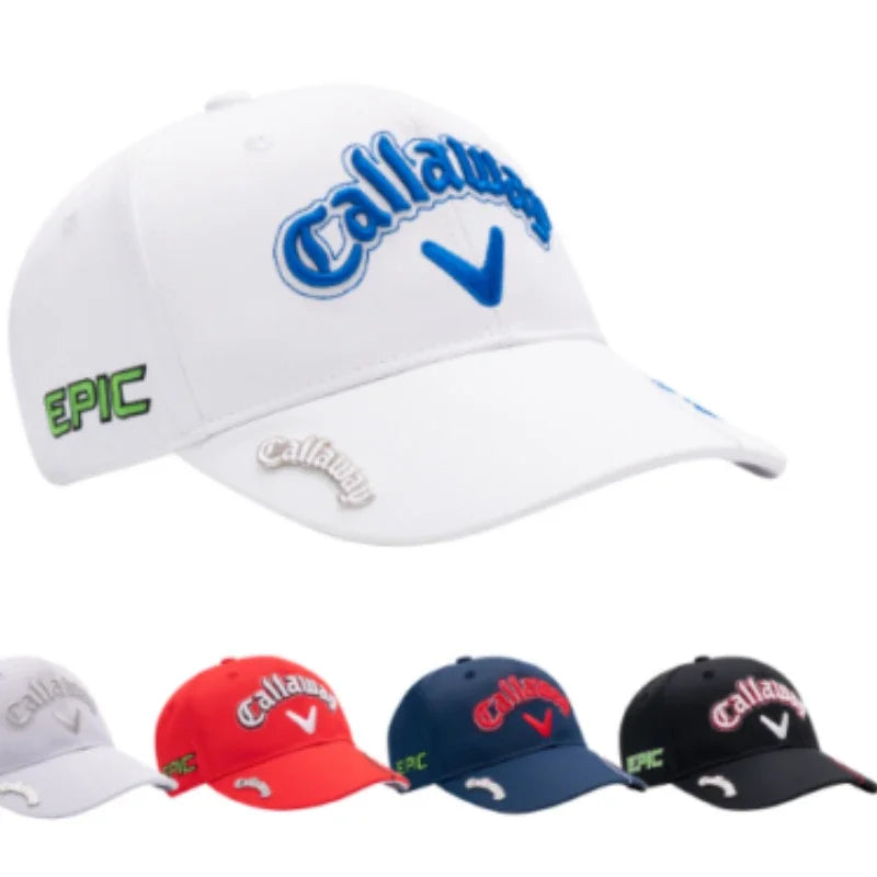 Callaway Golf Men's and Women's Sports Ball Caps Men's Golf Quick Drying Breathable Hats Casual Visor