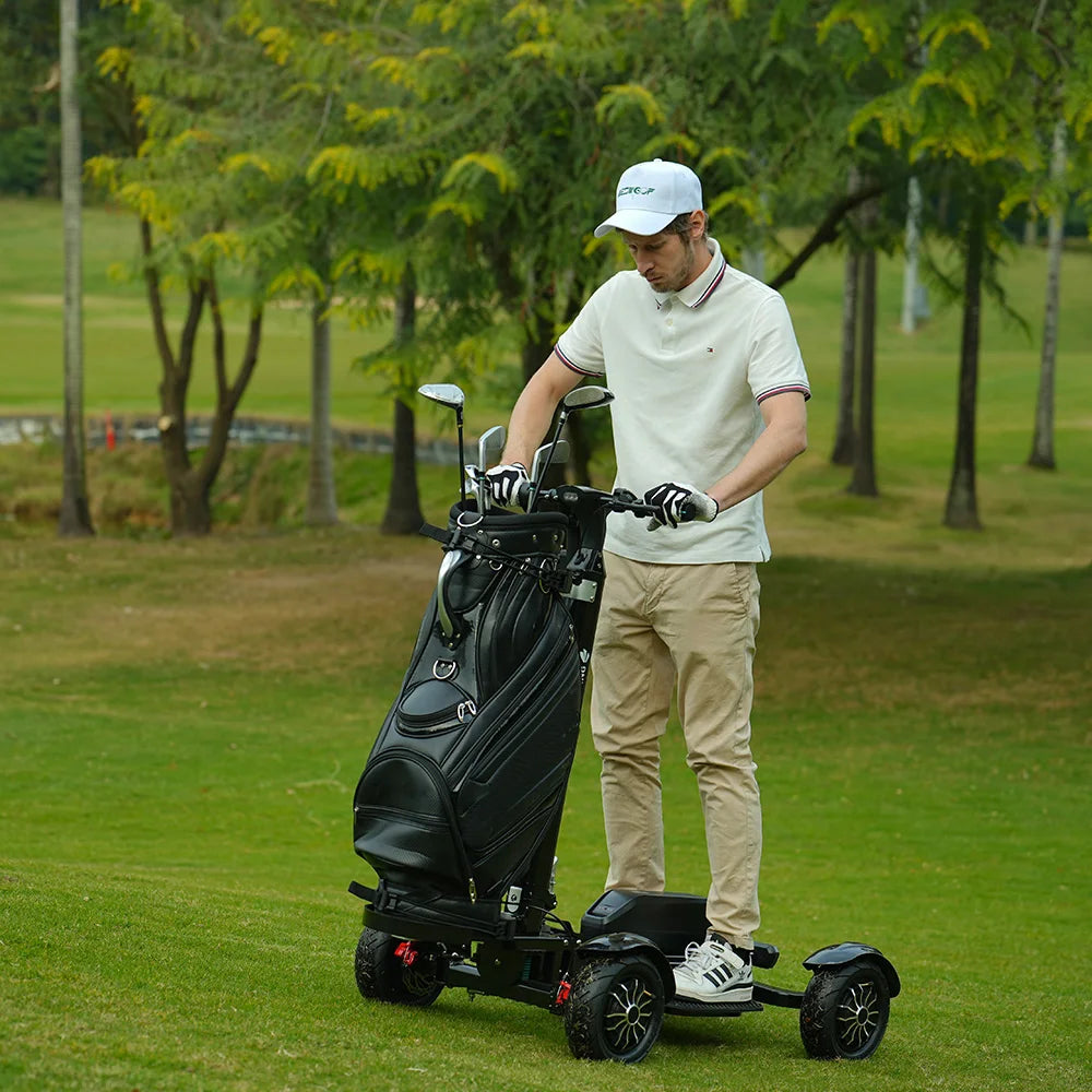 48V 20Ah 2400W Golf Cart Caddy With Seat For Adults