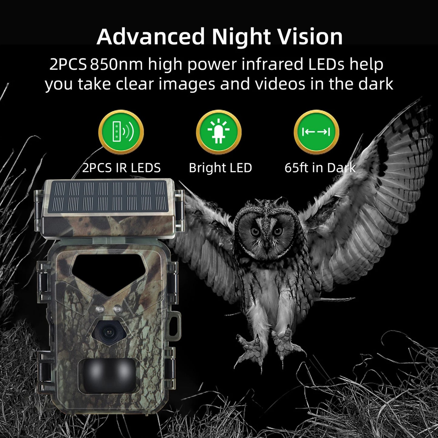 20MP 1080P Hunting Trail Cam Night Vision Motion Activated