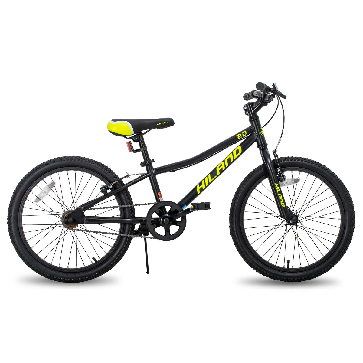 Hiland 20 Inch Kids Mountain Bike for Boys, Girls, Single Speed Kids Bicycles with Dual Handbrakes and Kickstand ﻿