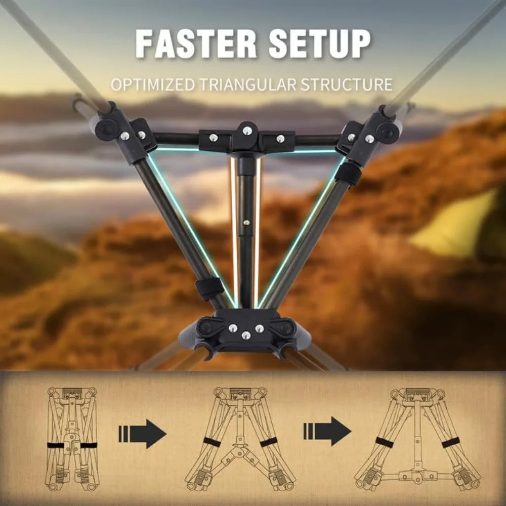 Portable Camping Chairs Backpacking Chair - The 4th Generation Ultralight Folding Chair - Compact, Lightweight Foldable Chairs