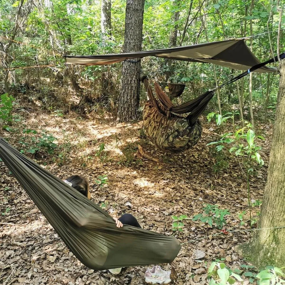 Onewind 12ft Camping Hammock Mosquito Net Ridgeline Double