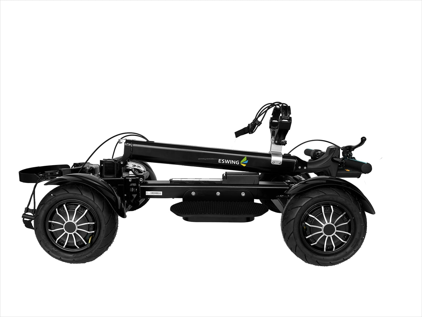 Folding 2400W Four Wheel Electric Golf Caddy Cart Pro