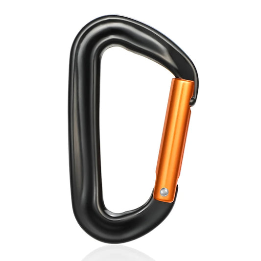 CLIWIZ 12KN Professional D Shape Safety Carabiner Aluminum Key Hooks Climbing Security Master Lock Outdoor Hiking Tool With CE