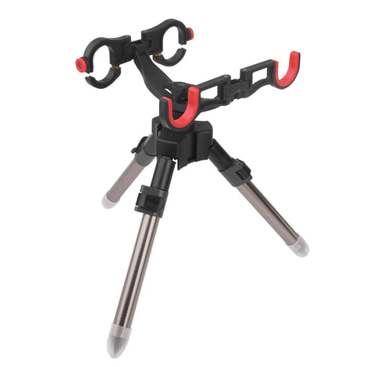 Portable Fishing Rod Support Tripod Fishing Rod Lure Box Stand Folding Fishing Rod Stand Carp Fish Rod Rest Fishing Accessories