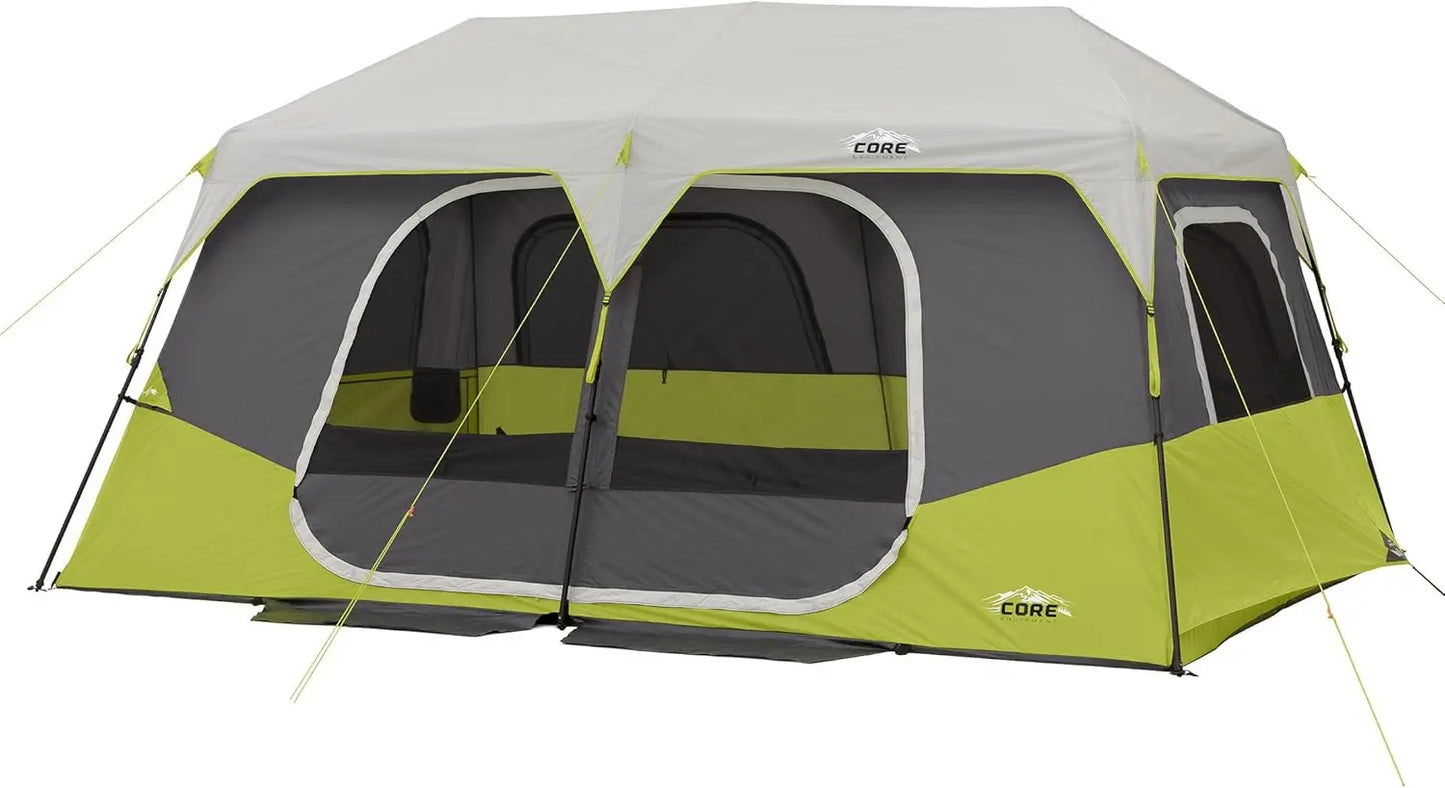 Instant Cabin Tents Person Family Cabin Multi Room Pop Up Tents Car Camping | Included Storage Pockets for Camping Accessories