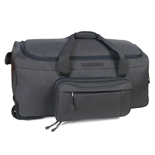 LQARMY 124L Trolley Luggage Bag Waterproof Nylon Travel