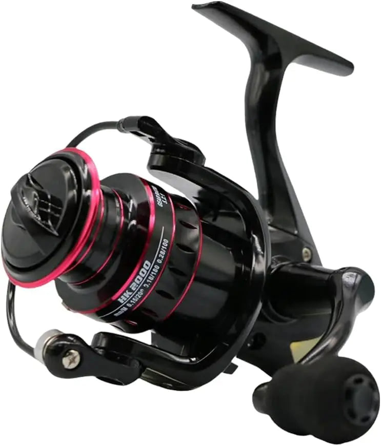HJ Fishing Reel 1000 7000 Series 5.2 1 Ratio Ultralight CNC Aluminum for Pro Rec Fishing