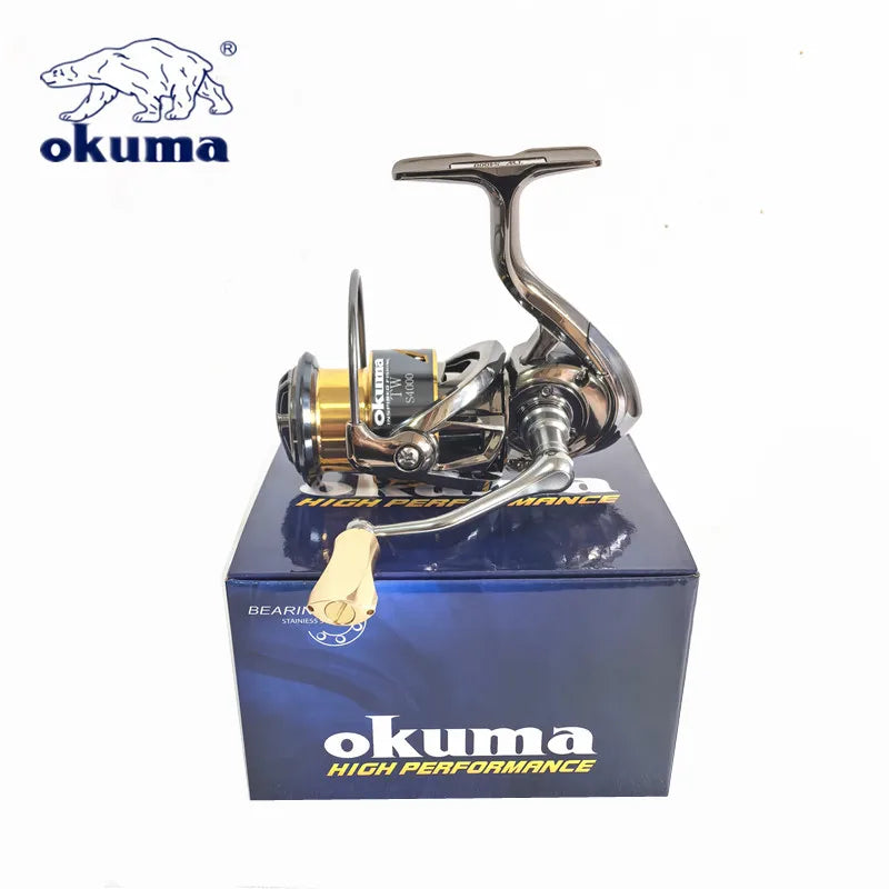 Okuma all metal fishing reel 12+1BB15KG Max Drag anti seawater rotating reel 1000-5000