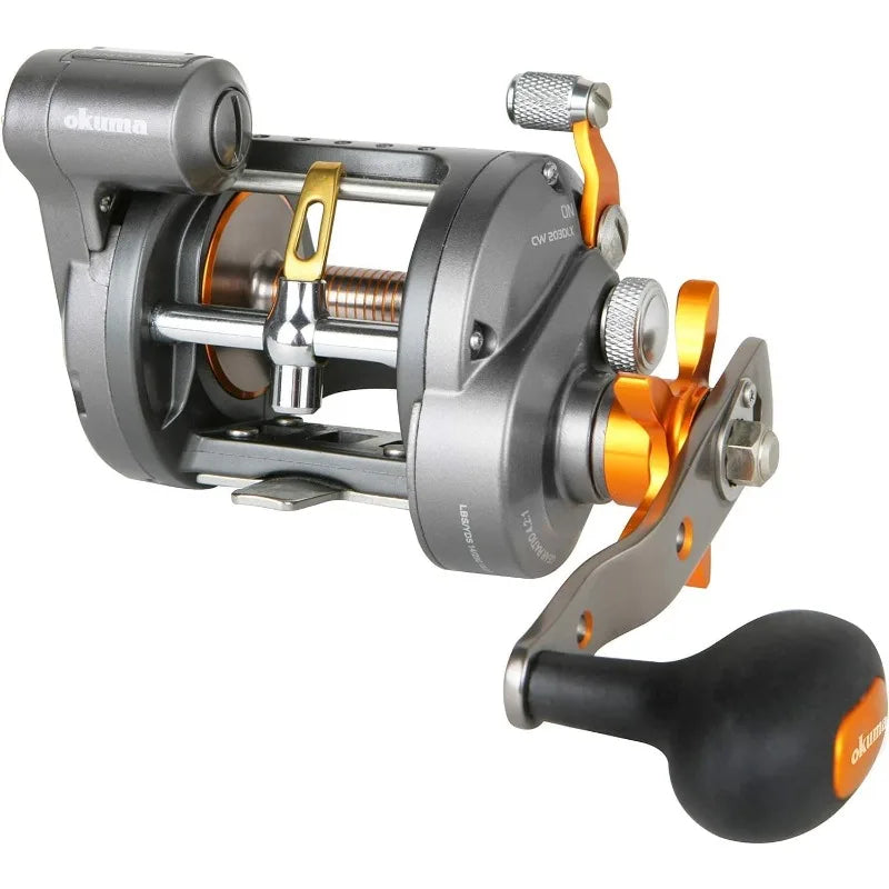 Okuma Cold Water Linecounter Trolling Reel Style: Cw-203d: 210 Yds-20lb  Pattern Name: Trolling Reel