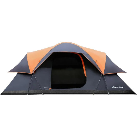 10 12 Person Camping Tent Waterproof Windproof Tent with Rainfly Easy Set up for Outdoor Family Camping Party