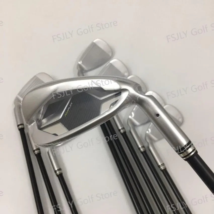 New golf  Men's New Golf club Silver G430 Golf irons Iron Set 4-9W 45/50 (9pcs) Flex R/S/SR With Steel/Graphite Shaft Head Cover