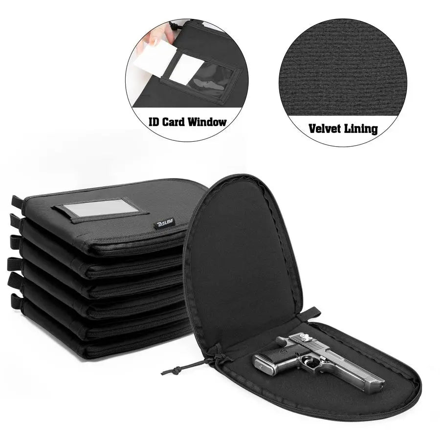 Tactical Pistol Backpack with 6 Pistol Cases, Gun Range Backpack with 10x Magazine Slots for Shooting and Hunting