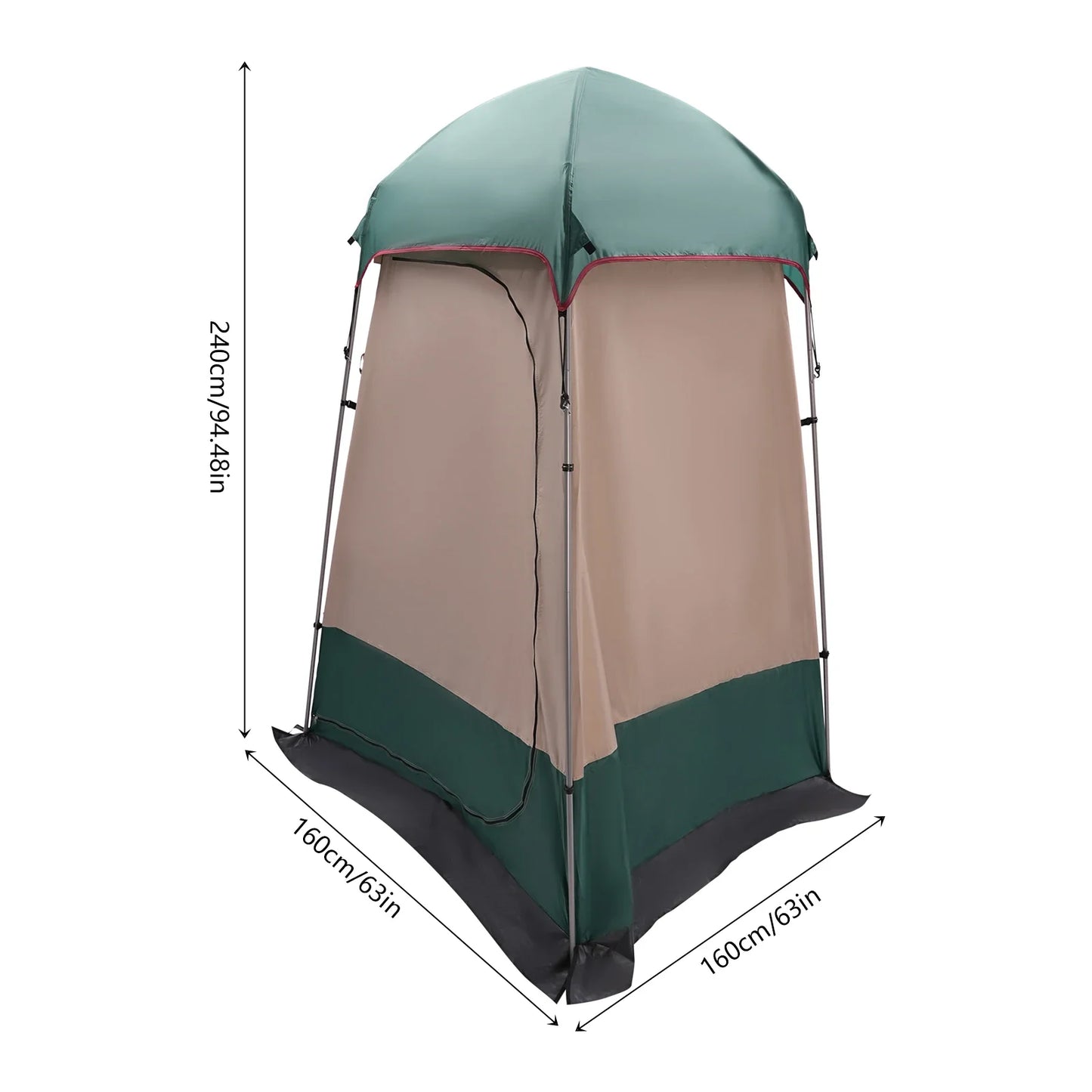 Outdoor Shower Tent, Camping Privacy Shelter, Portable Toilet dressing room Tent, Stable Structure Anti-mosquito Mesh for Hiking